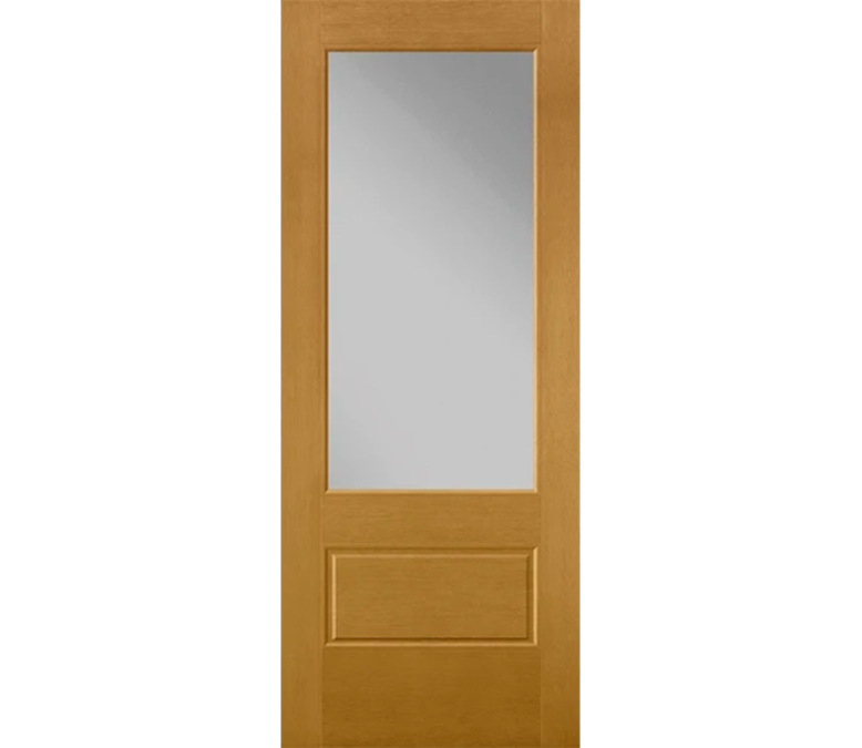 Sarasota 3 Quaters Light Fiberglass Entry Door